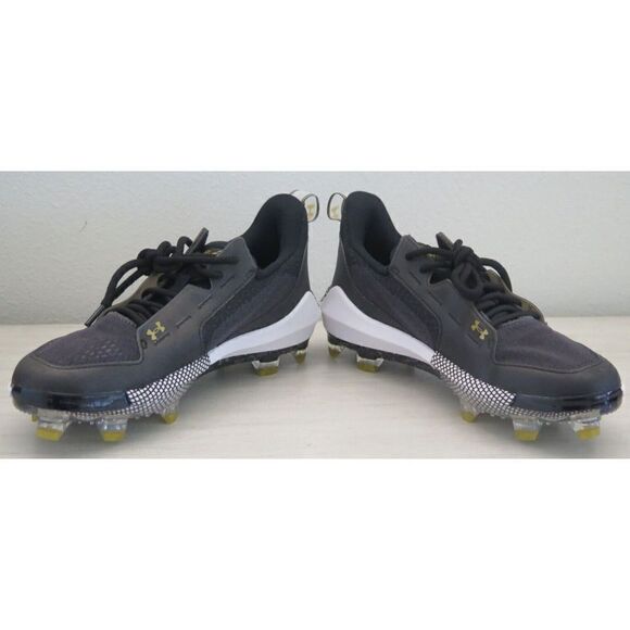 Under Armour 3024320 Mens Sz 12.5 Black/White Harper 6 Elite TPU Baseball Cleats - Picture 3 of 8